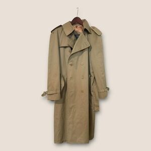 Vintage JG Chappel Tan‎ Trench Coat 38
